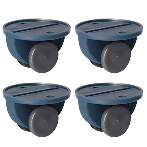 4Pcs Klebstoff Swivel Rollen Universal Möbel Rad Caster Roller for Trolley Stuhl Paste Pully(Blue) von VJYVRXLB