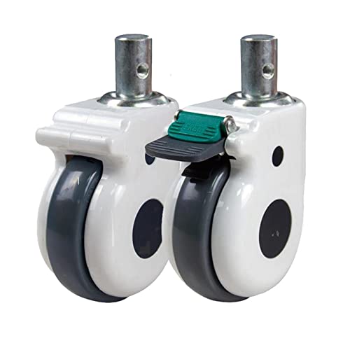 5 Zoll Betten Rad Caster mit Lager Stumm tragbar for Trolley elektronische Ausrüstung 1 Stück(50mm no brake) von VJYVRXLB