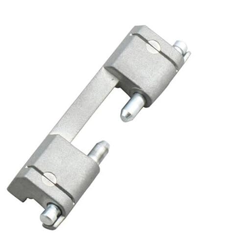 CL201 Zinklegierung Druckguss Hochleistungs-Edelstahllager Verdeckte Schranktürscharniere 1 Stück(Silvery) von VJYVRXLB