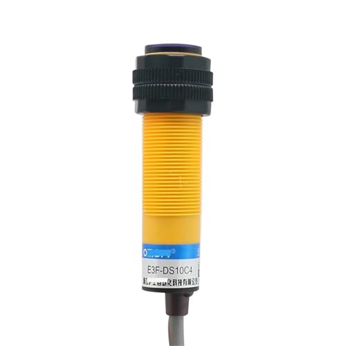 Infrarot E3F-DS10 M18 Diffuse Reflexion Lichtschranke Sensor DC 12V 3-Draht NO 24V Dection Range10CM Einstellbar 1Pcs(E3F-DS10C4,Non adjustable) von VJYVRXLB