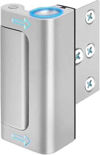 Legierung Einfach Zu Installieren Tür Riegel Gerät Kindersichere Tür Verstärkung Schloss Mit 3 Zoll Stop 1Pcs(Brilliant Chrome) von VJYVRXLB