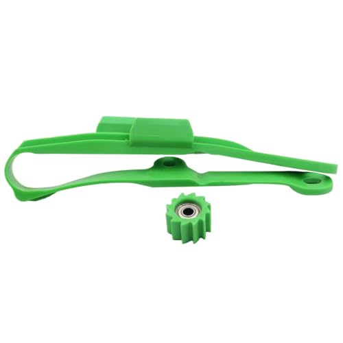 VJZYUTSW CNC Aluminium Schwingungskette Slider Guide Roller Chain Guide kompatibel mit KX250F KX450F KLX450R 2008-2018 019 2020(Chain Sliding Pad) von VJZYUTSW