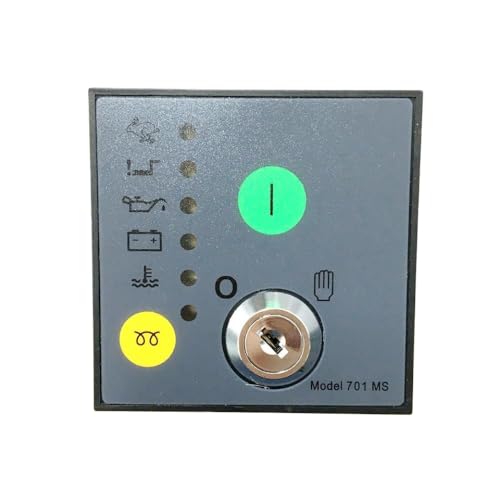 VJZYUTSW DSE701AS 701AS Auto Startgenerator Controller Schlüsselstart -Steuermodul kompatibel mit DSE701MS 701MS Dieselgenerator Teile Ersatz(701MS) von VJZYUTSW