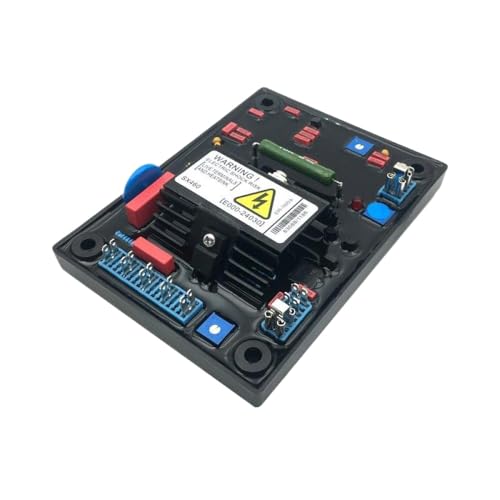 VJZYUTSW Generator AVR SX460 kompatibler automatischer Spannungsregler -Stabilisator Kompatibel mit 220 V 380 V Lotenset -Komponenten(Red Capacitor) von VJZYUTSW