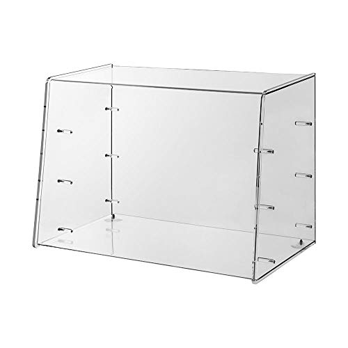 VKF-Renzel GmbH 3-Etagen Thekenaufsatz aus Acrylglas - Hustenschutz - Niesschutz - Thekenabdeckhaube - Thekenhaube - Verkaufshilfe - passend für 3 Backbleche von VKF Renzel