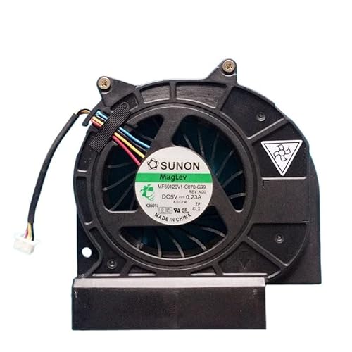 VKMKV Neuer Laptop CPU GPU Lüfter Kühler Kühler for Dell Latitude E6420 SUNON MF60120V1-C070-G99 DC5V 0,23A 4-Draht 4-Pin von VKMKV