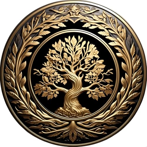 VKSG AA Nüchternheitsmünze, alkoholische Anonyme Nüchternheitsmünzen, Baum des Lebens, Chip-Medaillon, Metall-Nüchternheits-Chips, Geschenke zum Jahrestag, Monat und Jahr für Männer und Frauen in der von VKSG