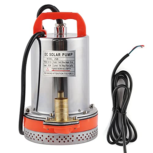 Submersible Pump Battery Solar Swimming Pool Cleaning 8meter Lift 2.1meter Cable DC (12V) von VKTY