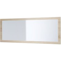 Wandspiegel Rechteckiger Spiegel Lima V3 139 cm für Flur Garderobe Wohnzimmer - Eiche sägerau - Eiche sägerau - Vladon von VLADON
