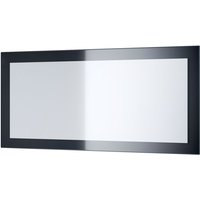 Wandspiegel Rechteckiger Spiegel Lima V1 89 cm für Flur Garderobe Wohnzimmer - Schwarz Hochglanz - Schwarz Hochglanz - Vladon von VLADON