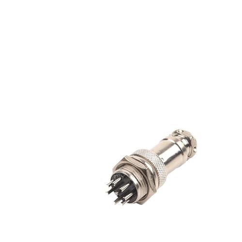 1 Satz GX16-Muttern-Stecker und -Buchsen, Steckverbinder, 2/3/4/5/6/7/8/9/10-polig, 16 mm Luftfahrt-Buchsenstecker, Drahtplatten-Stecker(GX16-8 Nut type) von VLALAMNO