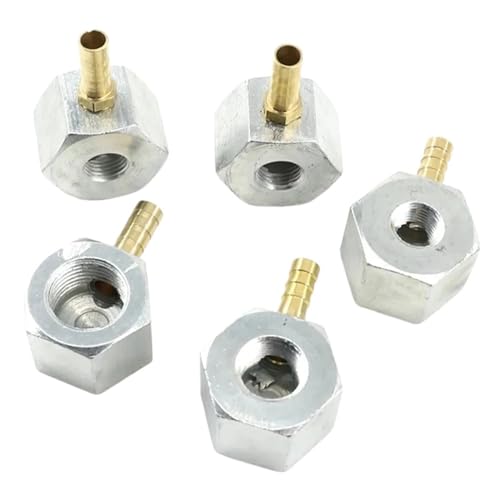 1 Stück 1/4 Zoll, 3/8 Zoll, 1/2 Zoll Innengewinde, Kühlrohr-Magnetbasis, 4–12 mm Messing-Adapter, geeignet for Wasserkühlungsrohr-Graviermaschinen(G3l8 1Outlet 8mm) von VLALAMNO