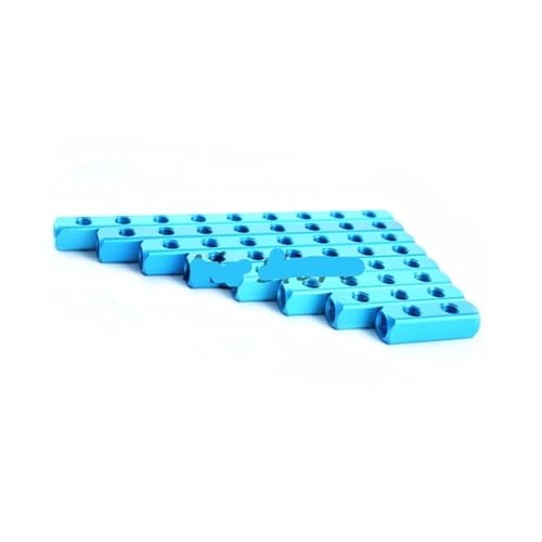 1 Stück Pneumatikanschluss 1/4 Zoll PT-Gewinde 2 3 4 5 6 7 8 9-Wege-Schnellverbinder Luftschlauch Verteilerblock Umsteller blau(8Port 5Way) von VLALAMNO