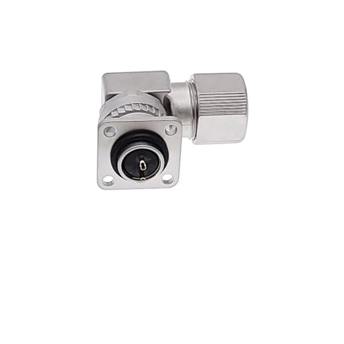 1 Stück Servomotor-Stecker CM10 10-poliger Winkel gerade 2-adrige Servo-Encoder-Buchse DDK-Metallstecker(Angle 2Pin) von VLALAMNO