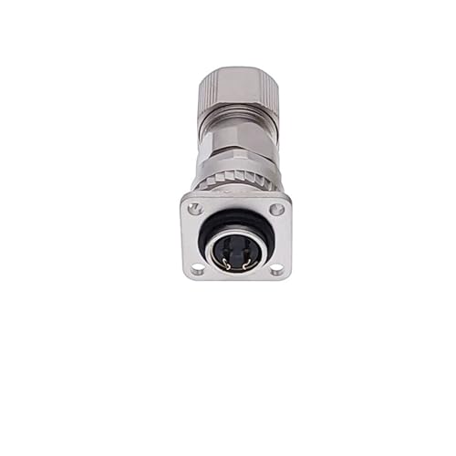 1 Stück Servomotor-Stecker CM10 10-poliger Winkel gerade 2-adrige Servo-Encoder-Buchse DDK-Metallstecker(Straight 2Pin) von VLALAMNO