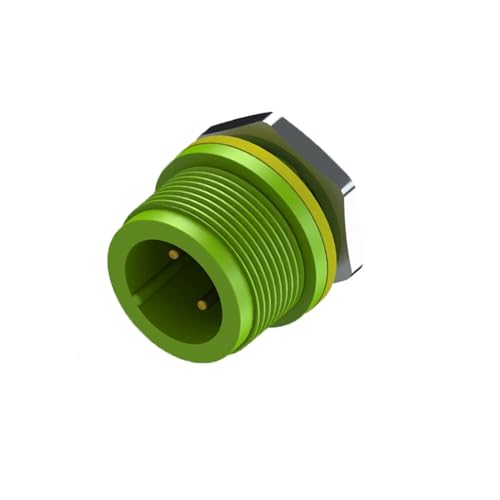 10 PCS EC Solder M20 2 Pin Industrielle IP68 Stecker 10A 250V Buchse Stecker Männlich steckdose Panel 15A(EC02681-1124-BF 15A) von VLALAMNO