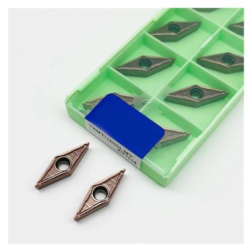 10 PCS VBMT110304 VBMT110308 VBMT160404 VBMT160408 Hartmetall Drehen Werkzeuge VBMT CNC Drehmaschine Drehen Werkzeuge(VBMT160408-MV ZY7118) von VLALAMNO