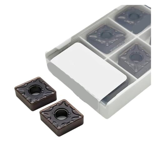 10PCS CNMG120404 CNMG120408 MA MS VP25 OD CNMG Hartmetall Drehen Werkzeug Drehmaschine for Edelstahl(CNMG120408-MA VP25) von VLALAMNO