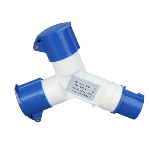 16 A 3-poliger 220 V IP44 wasserdichter industrieller Feldstecker und Mehrfachsteckdose, multifunktionaler elektrischer Stecker und Buchse(1012 16A 3pin) von VLALAMNO
