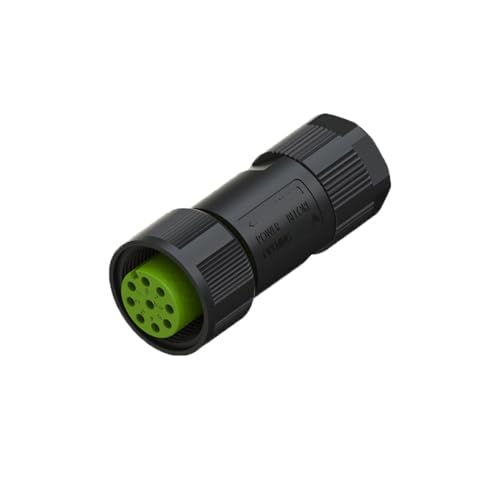9-poliger 5A-Industrie-Luftfahrt-Elektrosteckverbinder M20 Wasserdichter IP68-Buchsenstecker Männliche Steckdosen-Panelmontage(EC09681-2002-BF 5A) von VLALAMNO