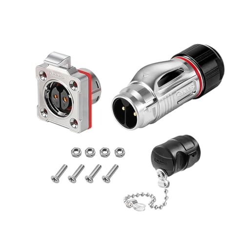 BD20 IP68 IP67 M20 Aviation 2 3 4 Pin AC 20A 500V Schweißen Stecker Buchse Kabel Stromanschluss(2Pin Set) von VLALAMNO