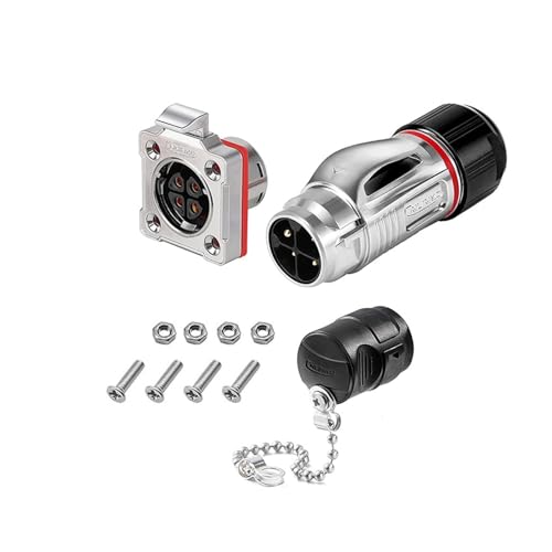 BD20 IP68 IP67 M20 Aviation 2 3 4 Pin AC 20A 500V Schweißen Stecker Buchse Kabel Stromanschluss(4Pin Set) von VLALAMNO