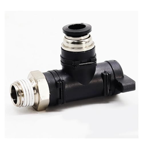 BL pneumatischer Schnellanschluss Außengewinde 1/8"1/4" 3/8"1/2" Kugelhahnschalter PU-Schlauch 6/8 manueller Ventildurchfluss manuelles Drehventil(BL4-02) von VLALAMNO