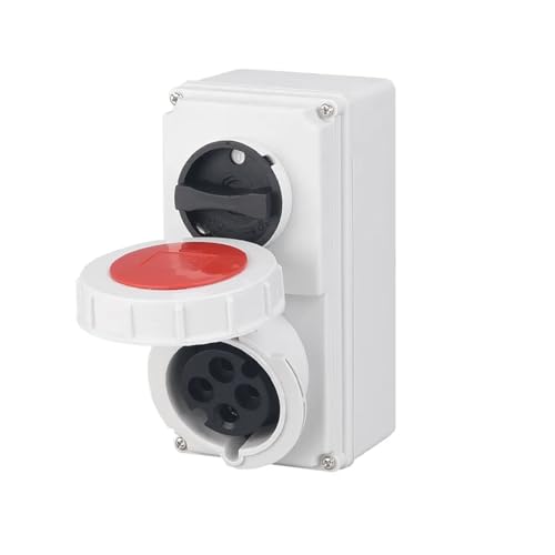 IP67 wasserdichter 3P/4P/5Pin Cee-Steckdosenschalter CEE-Steckdose, wandmontierte Outdoor-Auto-Ladebox(61142) von VLALAMNO