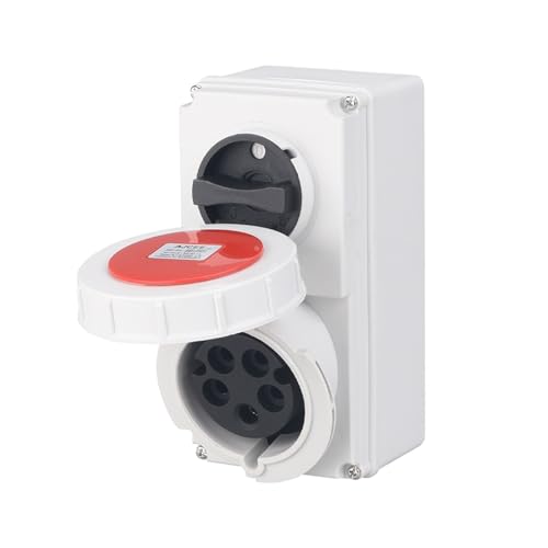IP67 wasserdichter 3P/4P/5Pin Cee-Steckdosenschalter CEE-Steckdose, wandmontierte Outdoor-Auto-Ladebox(61152) von VLALAMNO