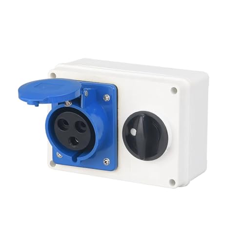 IP67 wasserdichter 3P/4P/5Pin Cee-Steckdosenschalter CEE-Steckdose, wandmontierte Outdoor-Auto-Ladebox(PZ313) von VLALAMNO
