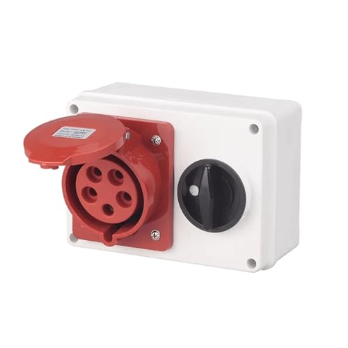IP67 wasserdichter 3P/4P/5Pin Cee-Steckdosenschalter CEE-Steckdose, wandmontierte Outdoor-Auto-Ladebox(PZ315) von VLALAMNO