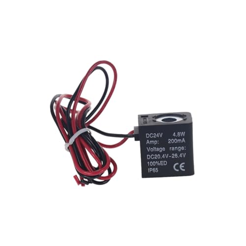 Magnet-Pneumatikventil 4V110-06 5-Wege-Luftkompressor mit 2 Positionen, 12 V, 24 V, 110 V, 220 V(4V110-06 Wire COIL,AC110V) von VLALAMNO