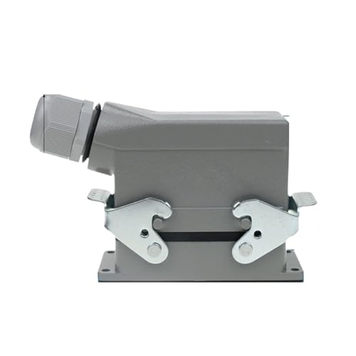 Rechteckiger Hochleistungssteckverbinder HDC-HE4 6 10 16 20 24 32 48-adriger 16A wasserdichter Luftfahrt-Steckerkopf-Seitenleitungssteckverbinder(20 core lateral line) von VLALAMNO