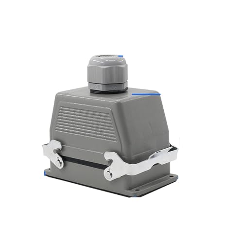 Rechteckiger Hochleistungssteckverbinder HDC-HE4 6 10 16 20 24 32 48-adriger 16A wasserdichter Luftfahrt-Steckerkopf-Seitenleitungssteckverbinder(48 core top line) von VLALAMNO