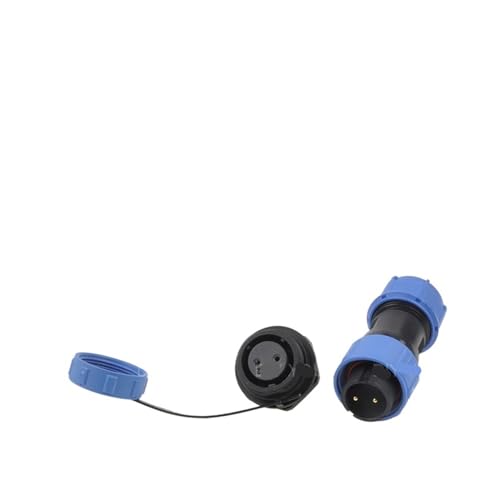 SP17 IP68 elektrischer wasserdichter Steckverbinder mit hinterer Mutter, 2/3/4/5/7/9-poliger Kabel-Luftfahrtstecker mit Steckdose(SP17-2L) von VLALAMNO