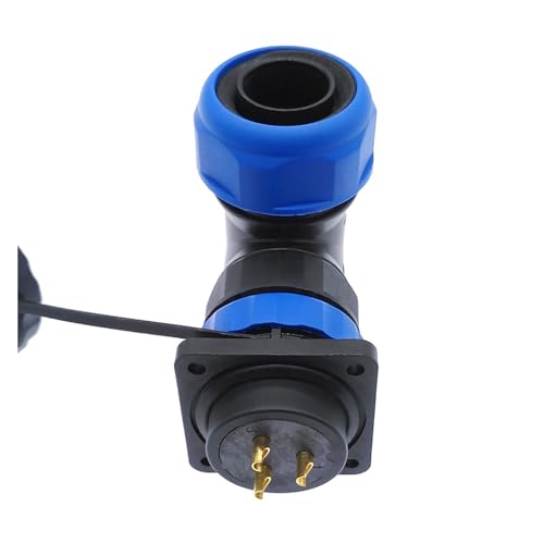 SP28 Balg wasserdichter IP68-Stecker 2-polig 3/4/5/6/7/9/10/12/14/16/19/22/24/26-poliger Winkelstecker 90-Grad-Winkel(6p) von VLALAMNO