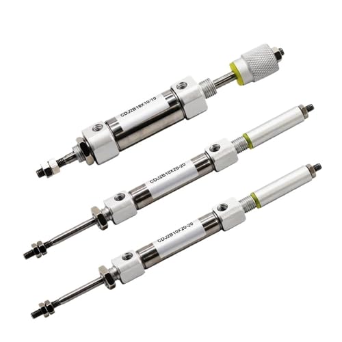 VLALAMNO 1 Stück CDJ2B XC8 Verstellbarer Minizylinder CJ2 pneumatischer Kolbenstift Einzelstange(Stroke 40-30,CDJ2B16 Bore 16mm) von VLALAMNO