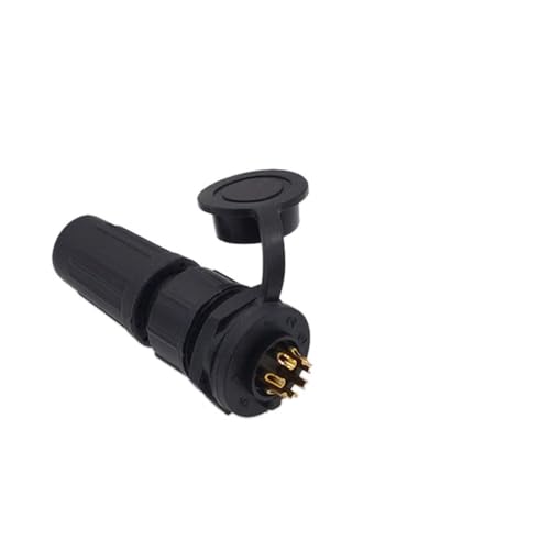 Wasserdichter Steckverbinder aus Kunststoff for die Luftfahrt, IP67 PY07 Z108 Stoßverbinder 2-polig, 3-polig, 4-polig, 5-polig, 6-polig, 7-polig, 8-polig(7P Threaded) von VLALAMNO