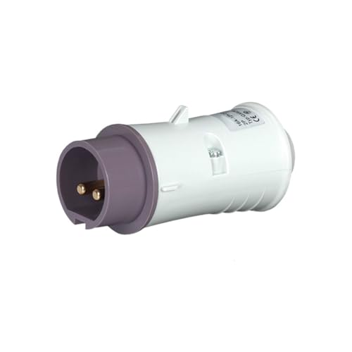 Wasserdichter und staubdichter Niederspannungsstecker und Steckdose for die Industrieluftfahrt 2P 3P 16A 32A 20-25V 40-50V(KL4-3b,16A,Plug 20-25V) von VLALAMNO