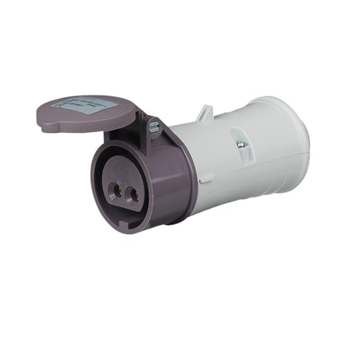 Wasserdichter und staubdichter Niederspannungsstecker und Steckdose for die Industrieluftfahrt 2P 3P 16A 32A 20-25V 40-50V(KL4-4b,16A,Connector 20-25V) von VLALAMNO