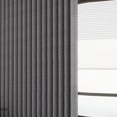 VLANIS Faltbarer Duschvorhang,Undurchsichtig Faltbarer Duschvorhang, Dicker Stoff-Duschvorhang/Schrankvorhang für Badezimmer, Hotelqualität Duscheinlage,1 von VO design