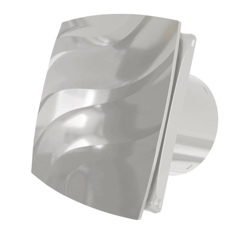 VLANO Badlüfter ALTO 100 Silver mit Quick-Fix Montagesystem von VLANO