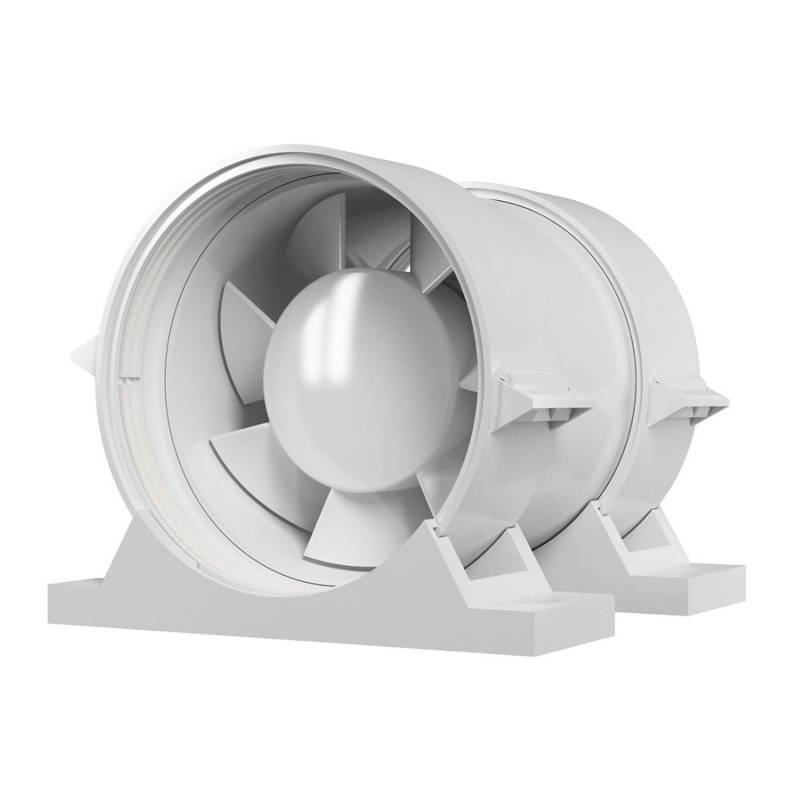 VLANO Rohrventilator TUBO PRO 100 mit Montagesatz von VLANO