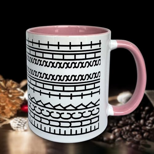 VLEDARLING Tasse, Keramiktasse mit Isoliertem Henkel, 350ML, Keramik Kaffeetasse, Lustige Keramik Becher für Heiße & Kalte Getränke, Kaffeebecher, Lustige Tee Tasse VLEDARLING Tasse, Keramiktasse mit Isoliertem Henkel, 350ML, Keramik Kaffeetasse, Lustige Keramik Becher für Heiße & Kalte Getränke, Kaffeebecher, Lustige Tee Tasse von VLEDARLING