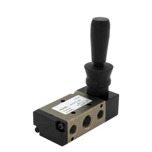 4H210-08 4H310-10 4H410-15 5/2 Way Hand Lever Operated Control Pneumatic Manual Valve w Muffler and quick fitting select(PC 8mm fittings,4H210-08) von VLFUMUXKQ
