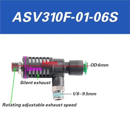 ASV310F-01-06S cylinder rapid exhaust silencing 410F-02-08 throttle valve 510F-03-10 air conditioning(ASV310F-01-06S) von VLFUMUXKQ