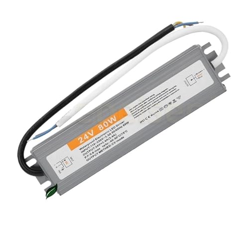 Constant Voltage Switch Power Supply Waterproof Electronic LED Driver 110-250V AC-DC 24V 80W 3.4A Lighting Transformer Converter von VLFUMUXKQ