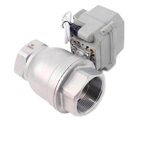 DN40 SS304 110V to 220V Electric Valve with Torque 15Nm Actuator 2/3/5/7 control wires with Signal feedback for Water, oil, gas von VLFUMUXKQ
