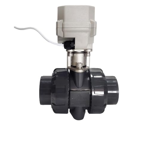 DN40 Tsaifan 2 Way UPVC Motorized Valve 1-1/2 inch Electric Motor Valve CE certifed metal gears for Swimming pool water supply(BSP_AC110V TO 230V_CR303) von VLFUMUXKQ