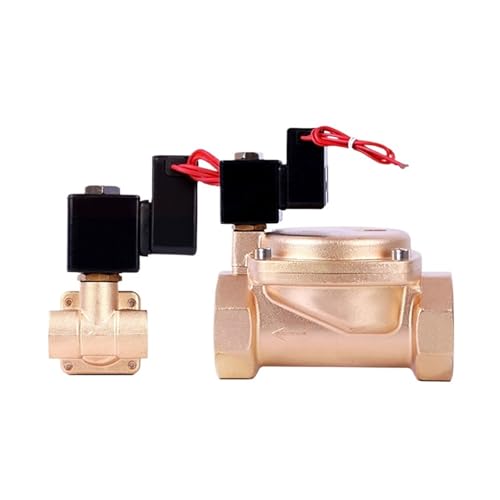 Energy Saving Solenoid Valve Normally Closed 16kg High Pressure Brass Pilot Diaphragm Type Water Electric Valves 12V 24V 220V(NBR-SEAL_24VDC_NORMALLY CLOSED) von VLFUMUXKQ
